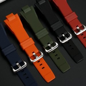 QX fancy goods high-quality Silicone rubber strap suitable for GST-B400/ADBD 14mm with Pin buckle YHR08