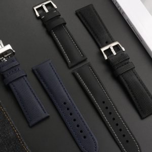 QX fancy goods fashion nylon strap flat end 23mm suitable for 5000 5015 5100 5200 with 3colors YHN01