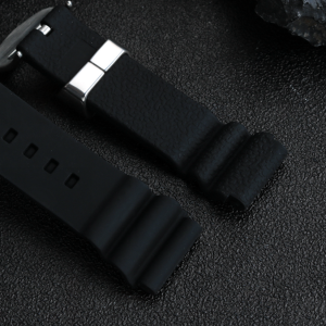 QX fancy goods high-quality extra long Silicone rubber strap 22mm with 3 colors and Pin buckle YHR011