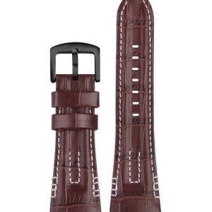 QX fancy goods high-quality Cowhide watch strap 26mm wide with two colors and buckles YHL13