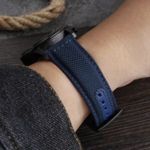 QX fancy goods fashion nylon strap flat end 22mm suitable for CA0615 BN0190/0193 NY0070 with 3colors YHN02