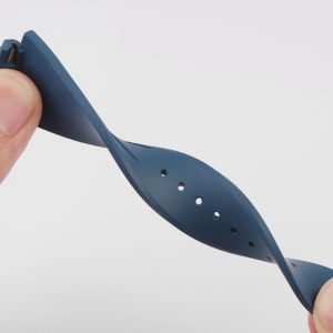 QX fancy goods high-quality Fluororubber strap 16mm with Pin buckle and butterfly buckle GM2100 GA2100 YHR02