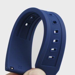 QX fancy goods high-quality soft Silicone rubber strap 20mm/22mm with 4 colors and Pin buckle YHR012