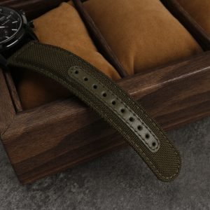 QX fancy goods fashion nylon strap flat end 22mm suitable for CA0615 BN0190/0193 NY0070 with 3colors YHN02