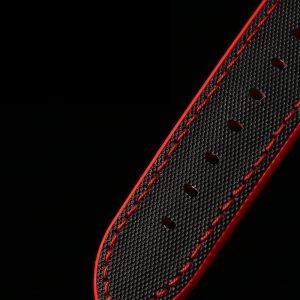 QX fancy goods high-quality Fibrous nylon + silicone rubber strap 19mm 20mm 21mm 22mm 23mm 24mm with Pin buckle and butterfly buckle YHR04