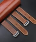 QX fancy goods high-quality Cowhide watch strap 22mm Brown Color YHL09