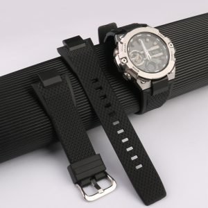 QX fancy goods high-quality Silicone rubber strap suitable for GST-B400/ADBD 14mm with Pin buckle YHR08