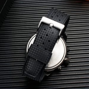 QX fancy goods high-quality Silicone rubber strap 20mm/22mm with 3 colors and Pin buckle YHR010