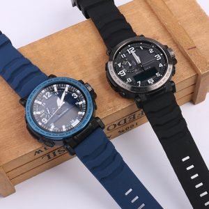 QX fancy goods high-quality Silicone rubber strap 24mm wide 3 colors with 2 color Pin buckle YHR06