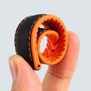 QX fancy goods high-quality Fibrous nylon + silicone rubber strap 19mm 20mm 21mm 22mm 23mm 24mm with Pin buckle and butterfly buckle YHR04