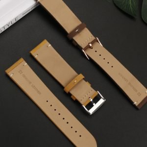 QX fancy goods high-quality Cowhide watch strap 19mm 20mm 22mm with multiple colors and buckles YHL10