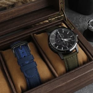 QX fancy goods fashion nylon strap flat end 22mm suitable for CA0615 BN0190/0193 NY0070 with 3colors YHN02