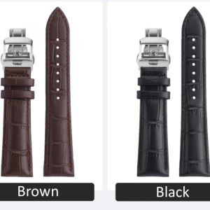 QX fancy goods high-quality crocodile leather watch strap with multiple width available YHL01