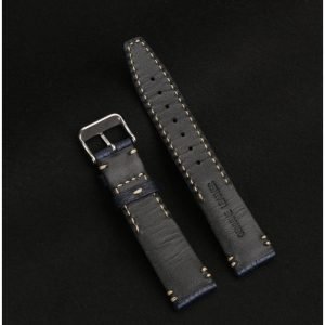 QX fancy goods high-quality Cowhide watch strap 20mm with multiple color and pin buckle YHL07